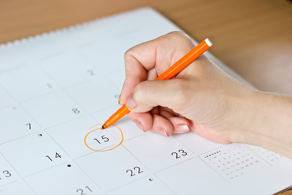 When should i schedule my corporate event?