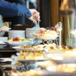 Professional-getting-food-from-buffet